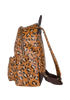 Leopard Print Backpack, bottom view